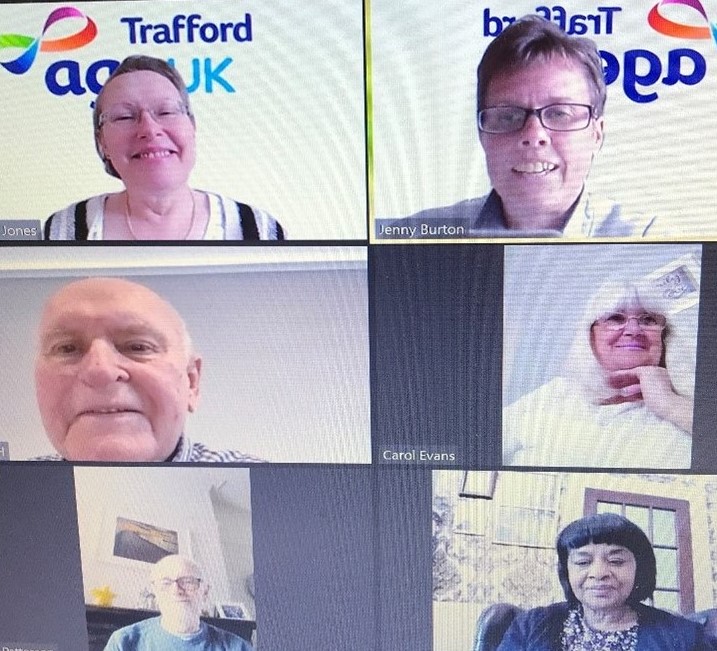 Age UK Trafford’s Blossom Out group Dementia United