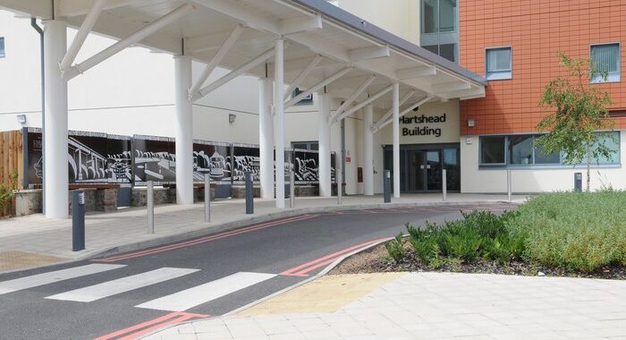 A photo of the Hartshead Building at Tameside & Glossop Integrated Care NHS Foundation Trust